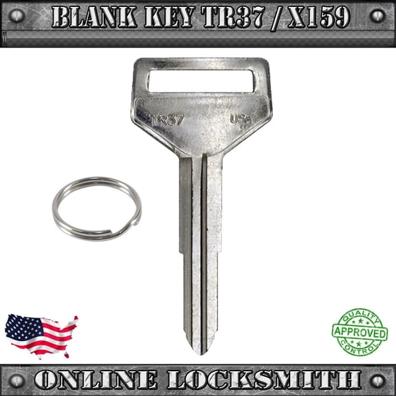 New Uncut Replacement Key For Toyota Vehicles Blank Key (Old Models) - TR37/X159