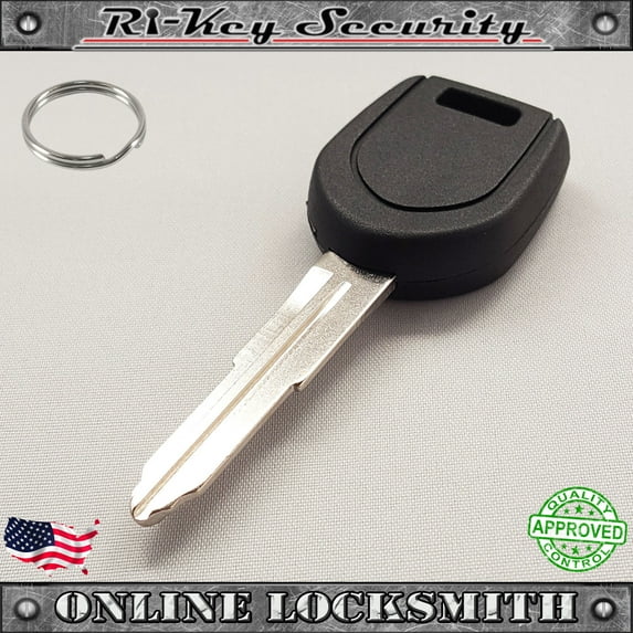 New Uncut Replacement Transponder Chipped Key For Mitsubishi Vehicles MIT17-PT