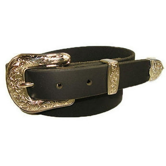 New Unisex Handmade Genuine Solid Buffalo Leather 1" Western Belt (34")