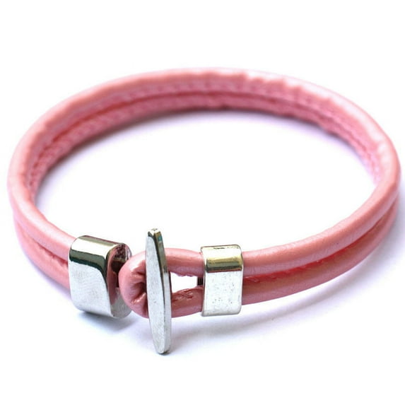 New Unisex Real Leather Surfer Style Bracelets Great Christmas Gifts For Men, Women, Teens, Boys, Girls Wristband 100 , Size: Fit 5 inches-10 inches Wristband , Color: Black