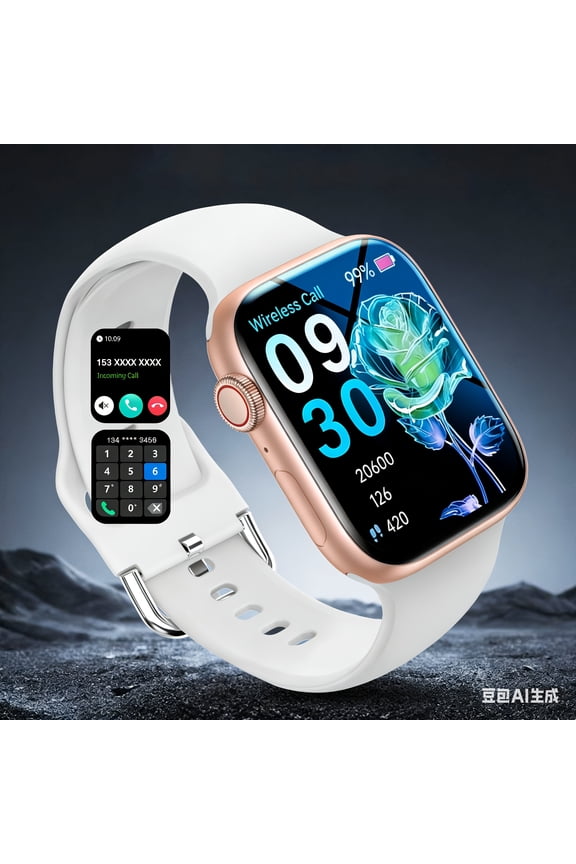 New Unisex Smart Watch 1.85 Inch HD Display Sync with Phone Wireless Calling 100+ Sports Modes Perfect Gift for Friends
