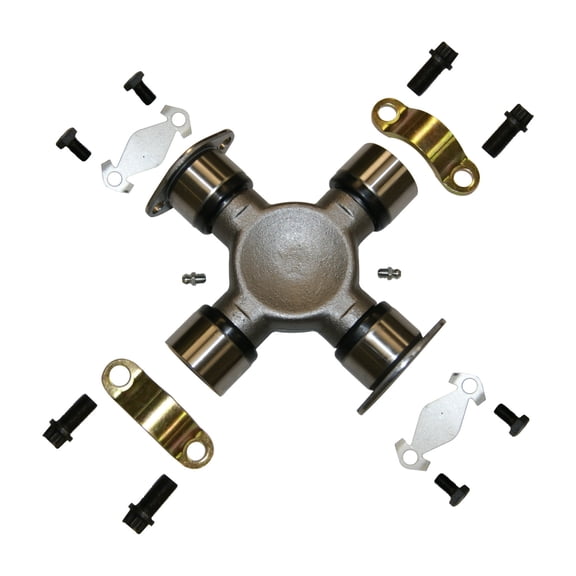 Half Round Universal Joint Compatible with IHC Navistar ProStar LoneStar Freightliner Cascadia Columbia GMC PACCAR Kenworth Peterbilt 1810 Replaces IHC 1696917C91