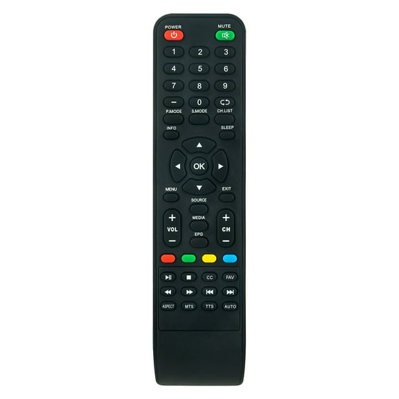 New Universal Replace Remote Control compatible with Supersonic SC-4314K SC-4344K SC-4024K SC-1511 SC-3210 SC-2412 SC-2212 SC-2412 SC-3222 SC-1511 SC-1911