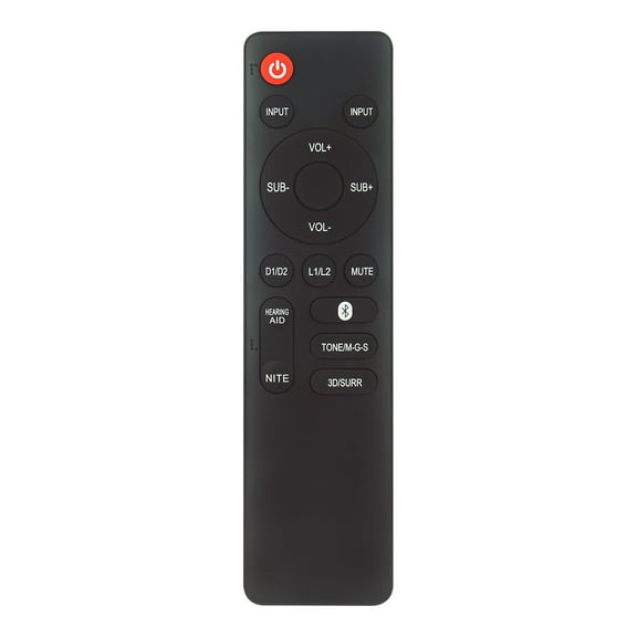 New Universal Replace Remote Control compatible with Hitachi HSB40B16 HSB32B26 Remote Control Bluetooth Soundbar 2.1 Audio System