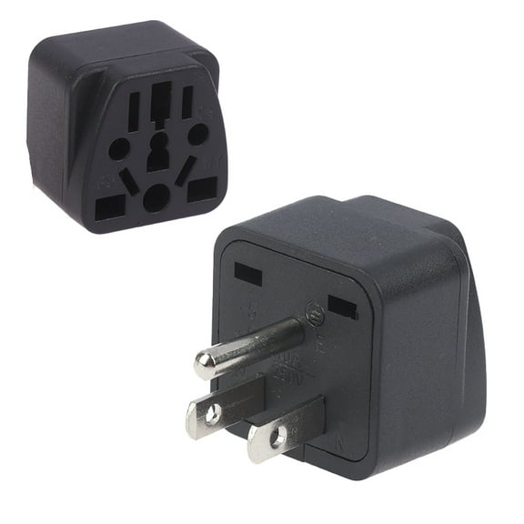 New Universal USA Travel Charger Japan Adapter Converter German Russia AU UK Kr EU To US AC Power Socket America Plug