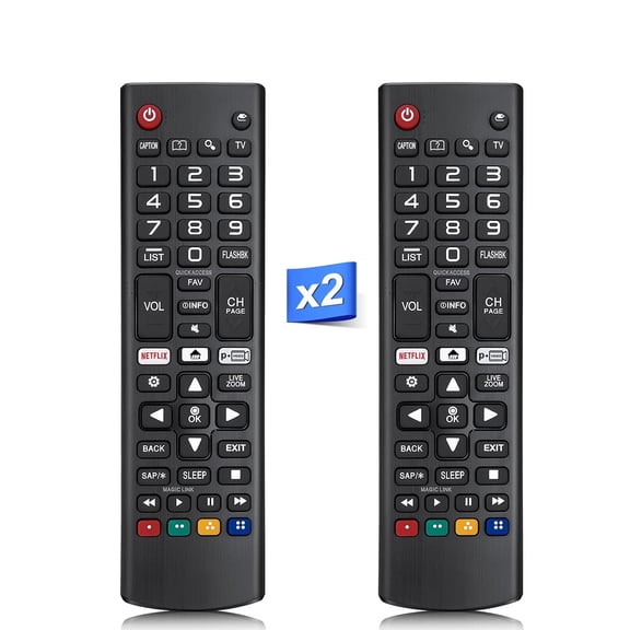 New Universal for LG Smart TV Remote Control Replacement (Pack of 2)