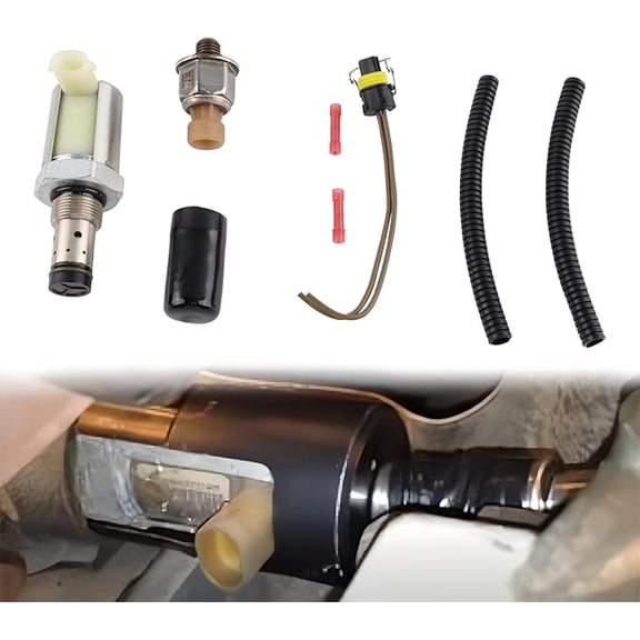 New Upgrade 6.0 IPR Valve Injector Pressure Regulator and ICP Control Sensor Kit Compatible with 2005-2007 F250 F350 F450 F550 Super Duty, 2005-2010 E350 E450, Replace 5C3Z9C968CA, 4C3Z9F838A