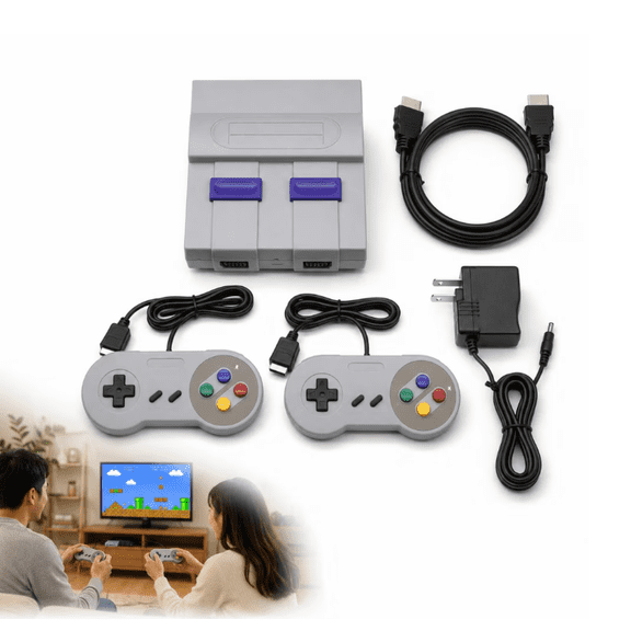 New Upgrade Classic Retro Mini Game Controllers,HDMI HD with 821 Built-In Features,Plug and Play Household Visual Entertainment for All Ages