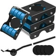 thumbnail image 1 of New Upgrade Furniture Sliders, Furniture Lift Mover Tool Set - 4 Metal Slider with 8 Wheels, Load Capacity Up to 750lbs for Cushions, Sofas & More, 1 of 6