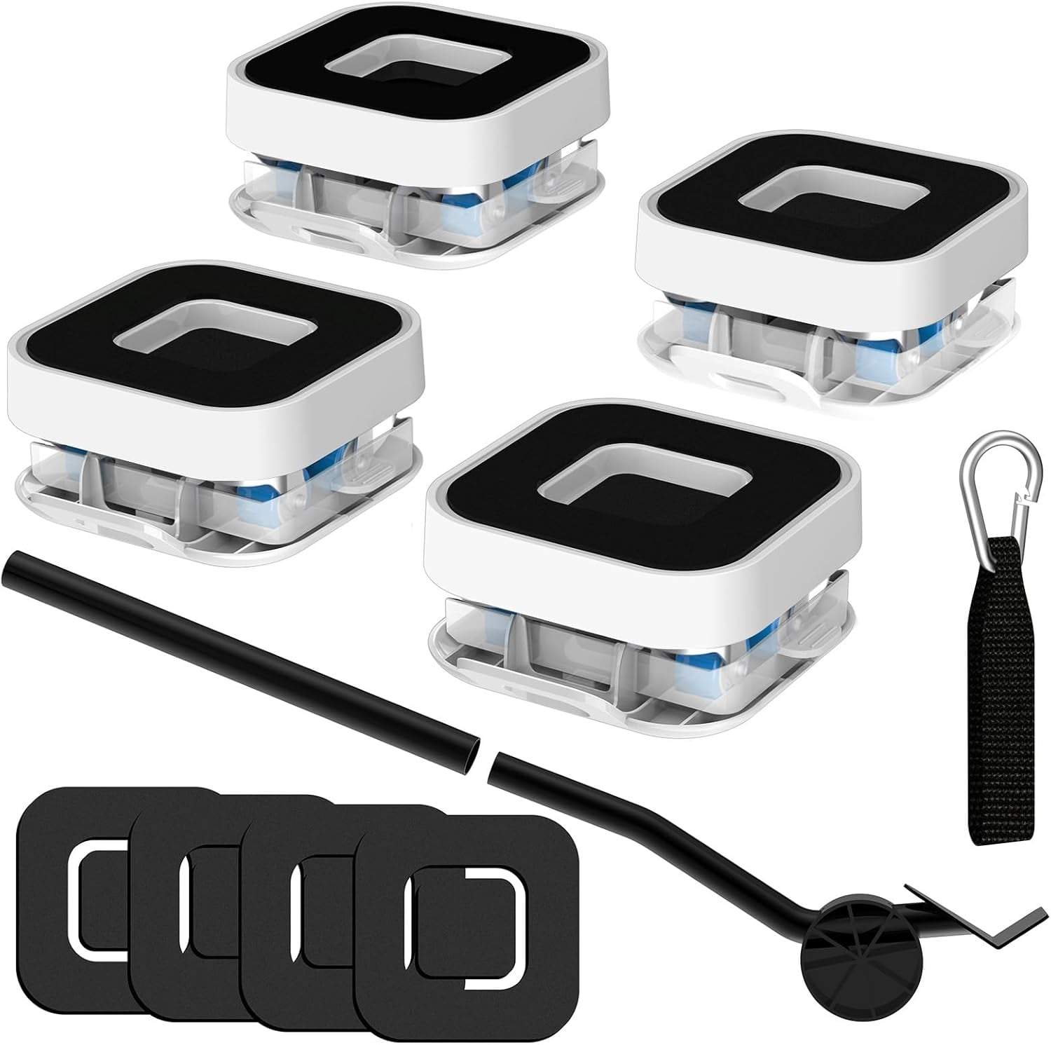 New Upgrade Furniture Sliders, Furniture Movers with Wheels, Furniture Lift Mover Tool Set with 360 °   Rotatable Wheels, Furniture Dolly for Moving Heavy Duty Sofa, Bed, Load Capacity Up to 750lb