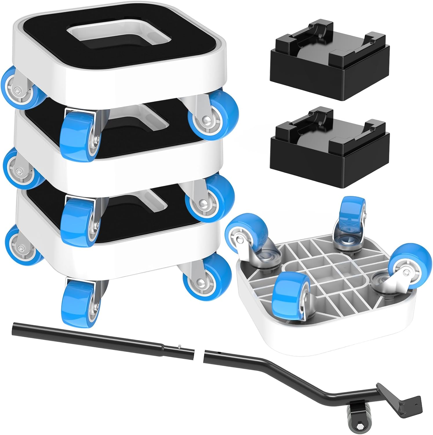 New Upgrade Furniture Sliders, Furniture Movers with Wheels, Furniture Lift Mover Tool Set with 360 °   Rotatable Wheels, Furniture Dolly for Moving Heavy Duty Sofa, Bed, Load Capacity Up to 750lb