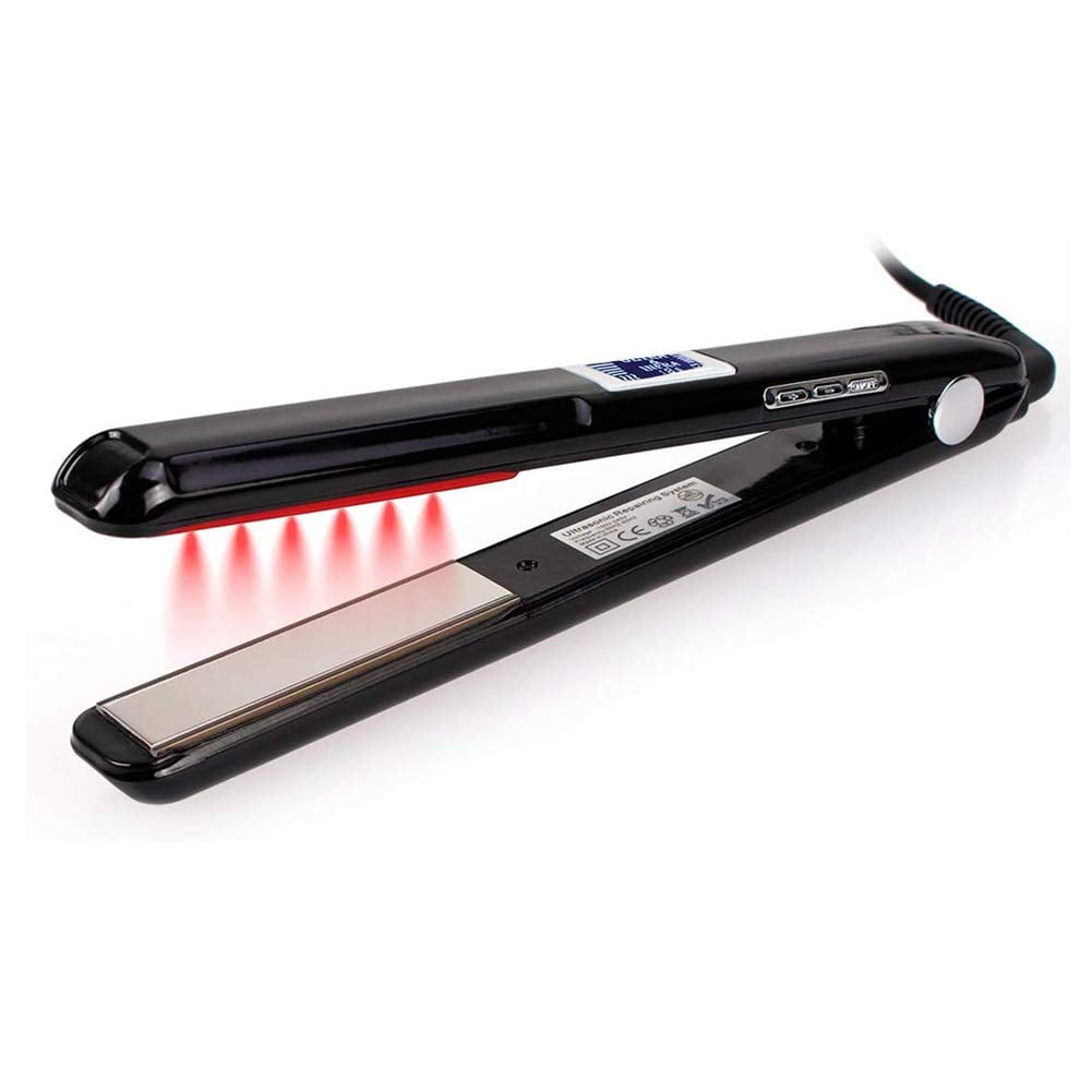 New Upgrade Ultrasonic Infrared Hair Straightener Care Cold