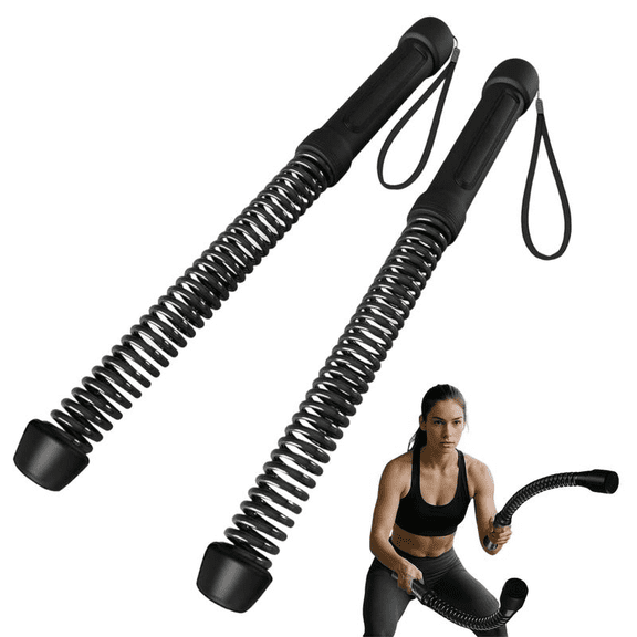 New Upgrade Weighted Cordless Battle Ropes Quiet Ropeless Training Rope Fitness Equipment for Home Gym, Portable Exercise Battle Rope for Women & Men, Indoor & Outdoor Workouts