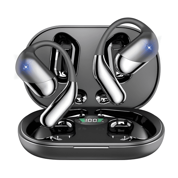 New Upgraded 144 Languages AI Real-Time Translation Wireless Earbuds - 60H Playtime, Bluetooth 5.4 Open Ear 4-in-1 Translator for Business & Learning OWS Earphone