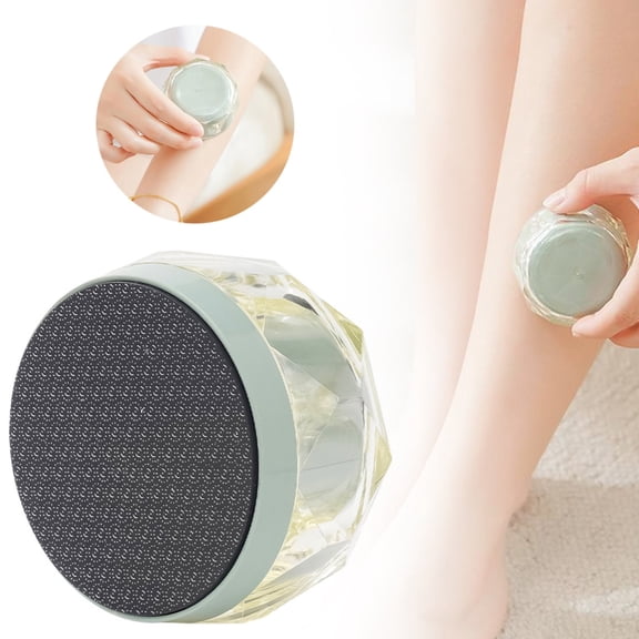 New Upgraded 2 in 1 Crystal Hair Remover - Reusable, Unisex, Smooth & Polished Hair Removal Stone, Nanocrystal Technology, Portable & Easy to Use, Perfect for Sensitive Skin Makeup Organizers