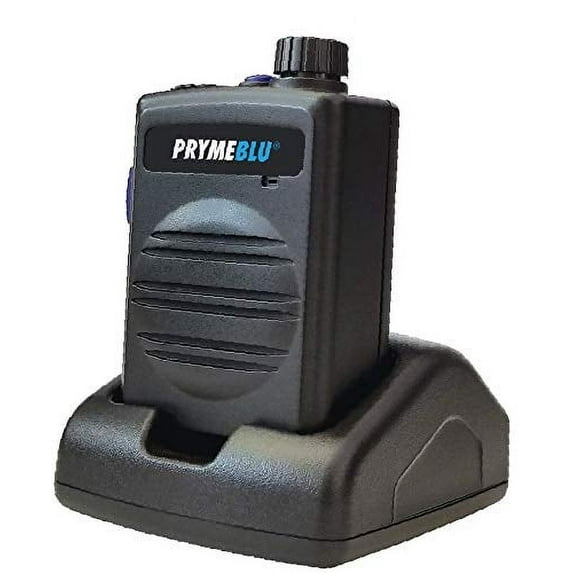 The New & Upgraded PRYMEBLU BTH-550-MAX Special Package Includes The Drop-in Desktop Charger. The New MAX Version Works on Many Phone and Tablet Based PTT Apps and Two-Way radios.