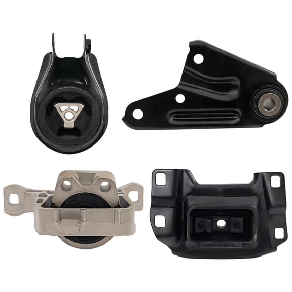 New Upper Rear Engine Mount Kit Compatible With Mazda 3 GS 4 Cyl 2.0L 3 i 4 Cyl 2.0L 3 GX 4 Cyl 2.0L 2004-2009 By BBM439060D BP4S39070B 3M516P082A BP4N39010C