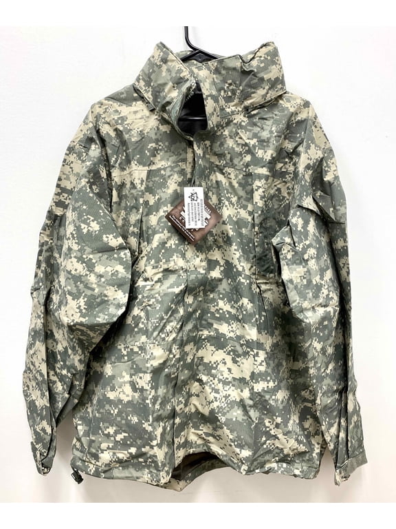 New Us Army Issue Ecwcs Gen III Level 6 Gore Tex Acu Digital Extreme Cold/Wet Weather Jacket - Medium Long.