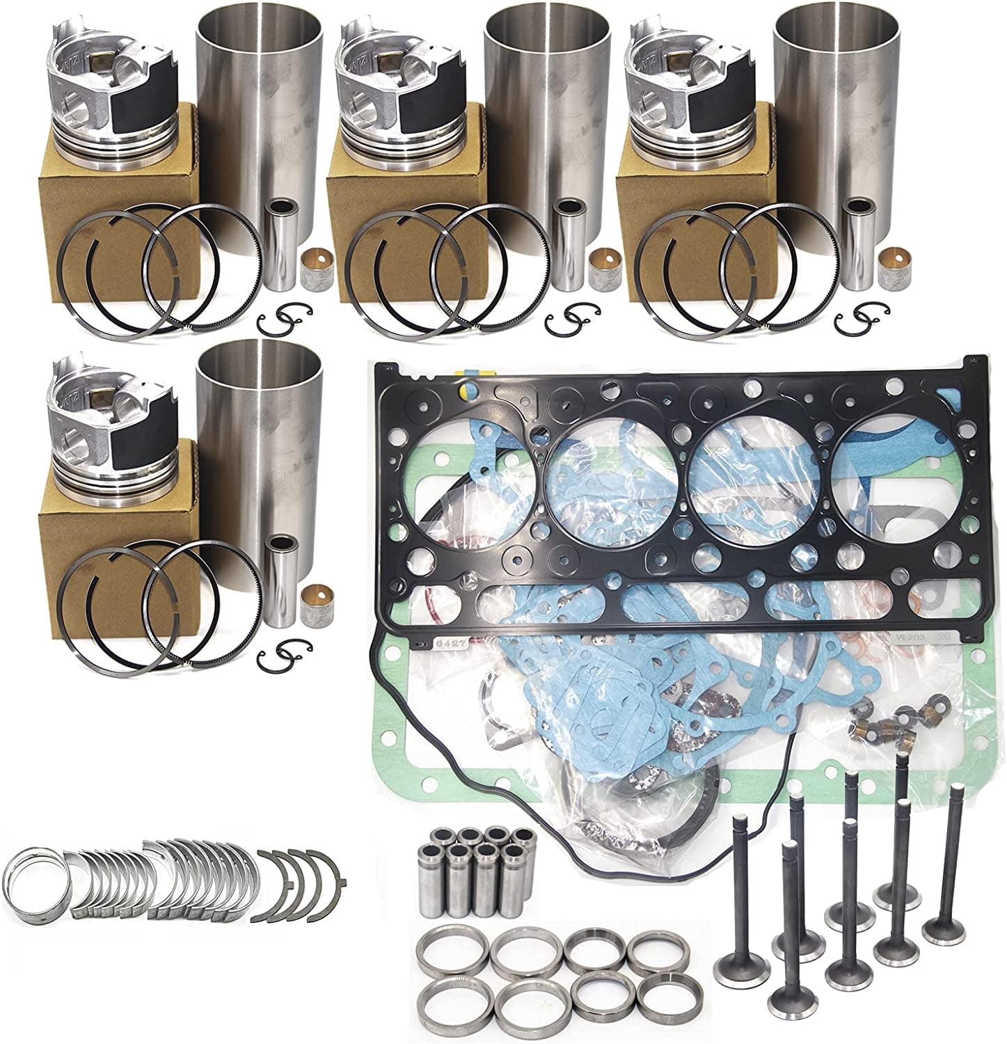 Passend Für Kubota V2203 D1703 Kolbenring-Satz 16423-21910 Bobcat 4-Zyl Diesel Passend Für Kubota V2203 D1703 Kolbenring-Satz 16423-21910 Bobcat 4-Zyl Diesel