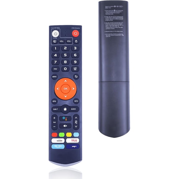 New V3 Plus Voice Remote Control, Replacement Compatible with vSeeBox V3 Plus V3 Pro Smart Bluetooth Voice Remote Control