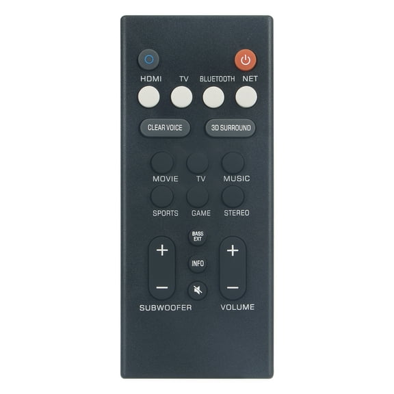 New VCQ9140 Remote Control for Yamaha YAS-109 ATS-2090 VCQ9140 Soundbar Audio Speaker System
