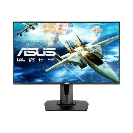 ASUS - 27" IPS LCD FHD FreeSync Gaming Monitor (DisplayPort, DVI, HDMI) - Black