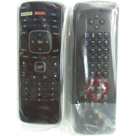 New VIZIO Smart Qwerty Keyboard XRT301 3D Internet Apps HDTV Remote Control