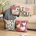 thumbnail image 1 of New Valentine's Day Pillow Case And Versatile Combination Couple Pillow Linen Dirty Heart Shaped Valentine's Day Pillowcase, 1 of 3