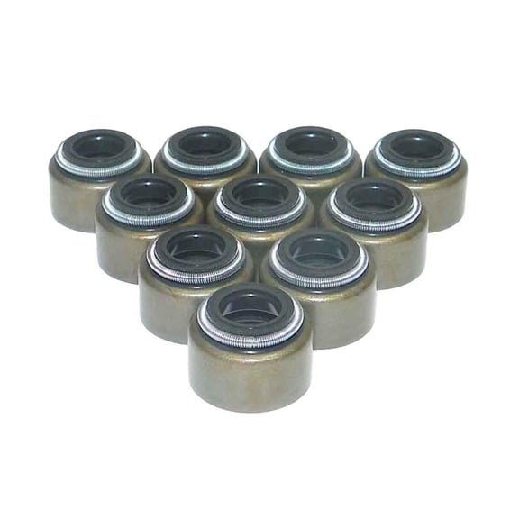 New Valve Stem 10 Pack Seal Kit Compatible With Yamaha Kodiak Real Tree 450 HP Kodiak 400 HP Grizzly Hunting 600 HP By P400485420612 M01-12129-00-00 1J7-12119-01-00