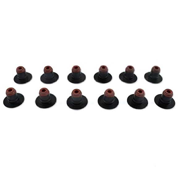 New Valve Stem Seal Kit 12-Pack Compatible with Can-Am Maverick R MAX 2025 Maverick R MAX X 2025 Maverick R MAX XRS 2025 Rotax 999T Inline 3-Cylinder DOHC Turbo UTV 420630200