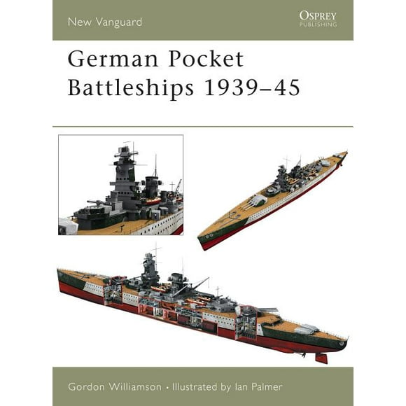 New Vanguard: German Pocket Battleships 1939–45 (Paperback)