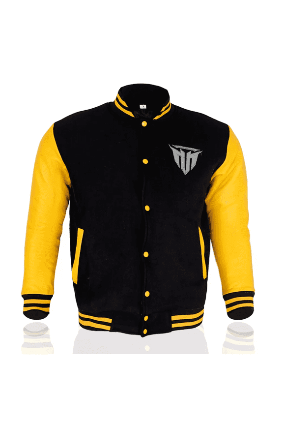New Varsity Baseball Leather MT Jacket Sleeves | Men Women Wool Leather Jacket