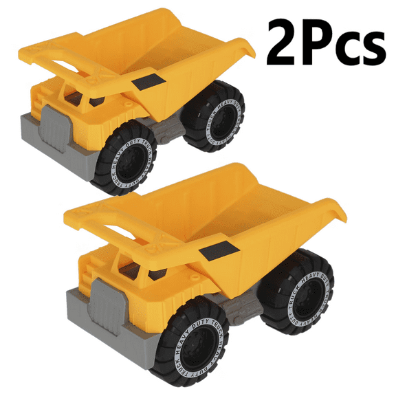 New Vehicles Truck Toys, Dump Truck, Bulldozer, Excavator, Kid Learning Building Gift for 3 4 5 6 7 Year Olds Boy Toddler Children
