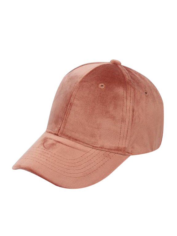 Hats for Men Women Crushed Velvet Baseball Cap Unstructured Hip Hop Adjustable Dad Hat