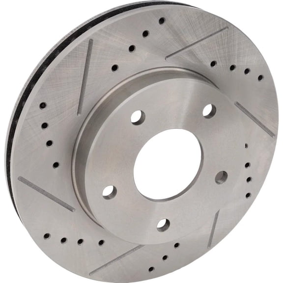 New Vented Brake Disc Compatible With Chevrolet GMC Isuzu Blazer LT S10 Xtreme Blazer Xtreme Hombre XS 4 Cyl 2.2L S10 Base 1997-2005 By 19848 55047 56694 65975 101708 145182