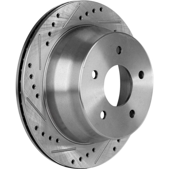 New Vented Brake Disc Compatible With Chevrolet GMC Isuzu S10 Xtreme 4 Cyl 2.2L S10 Base Blazer LT 6 Cyl 4.3L Jimmy Diamond Edition 6 Cyl 4.3L 1997-2005 By 19924 55038 56707 65990