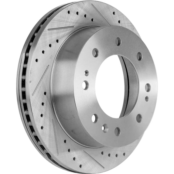 New Vented Brake Disc Compatible With Chevrolet GMC Sierra 3500 HD Denali 8 Cyl 6.0L Silverado 2500 HD LTZ 8 Cyl 6.6L 2011-2023 By 41268 55191 850227 901026 60048059 41268G 580875R