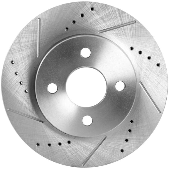 New Vented Brake Disc Compatible With Chevrolet Pontiac Saturn Cobalt LT 4 Cyl 2.2L Pursuit SE 4 Cyl 2.2L Cobalt LT Team Canada 4 Cyl 2.2L 2003-2010 By 19344 41250 55083 55152