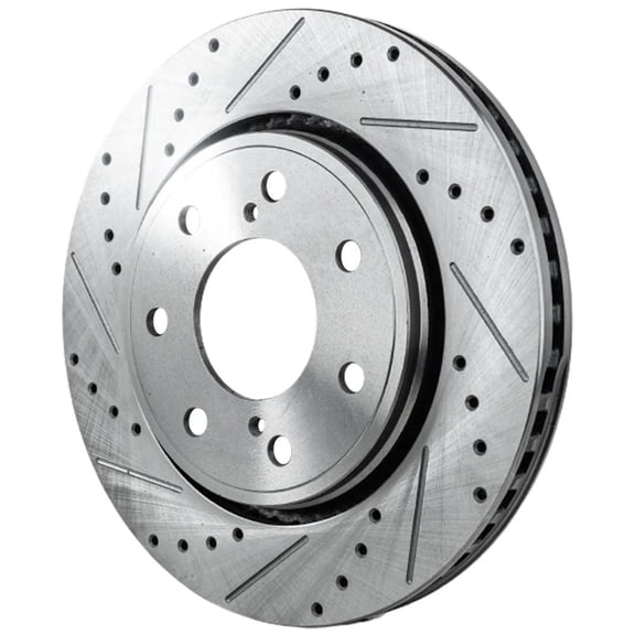 New Vented Brake Disc Compatible With Ford F-150 FX2 8 Cyl 5.4L F-150 Platinum 8 Cyl 6.2L F-150 King Ranch 8 Cyl 5.0L F-150 XLT 6 Cyl 3.7L 2010-2014 By 42275 54173 850190 900848