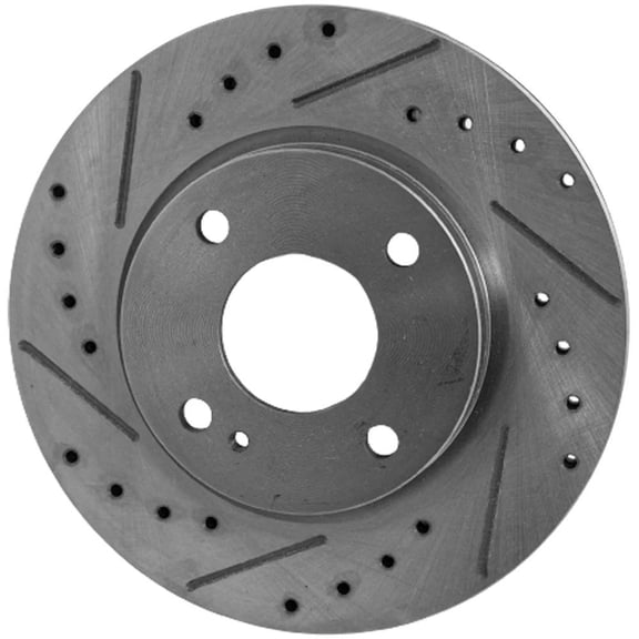 New Vented Brake Disc Compatible With Ford Fiesta Titanium 4 Cyl 1.6L Fiesta SES 4 Cyl 1.6L Fiesta SE 3 Cyl 1.0L Fiesta S 4 Cyl 1.6L 2011-2019 By 42277 54176 680822 850230 886211