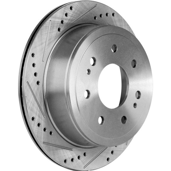 New Vented Brake Disc Compatible With Ford Lincoln F-150 SVT Raptor 8 Cyl 6.2L F-150 THE 60TH ANNIVERSARY EDITION 8 Cyl 5.4L F-150 XL 8 Cyl 5.4L 2004-2011 By 54112 145522 492585
