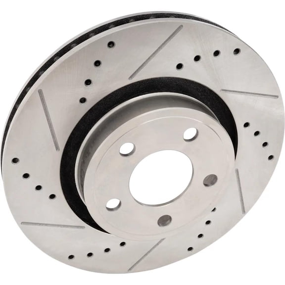 New Vented Brake Disc Compatible With Ford Mustang EcoBoost Premium 4 Cyl 2.3L Mustang EcoBoost 4 Cyl 2.3L Mustang V6 6 Cyl 3.7L 2015-2020 By 42315 850489 60054077 681953R 901378G