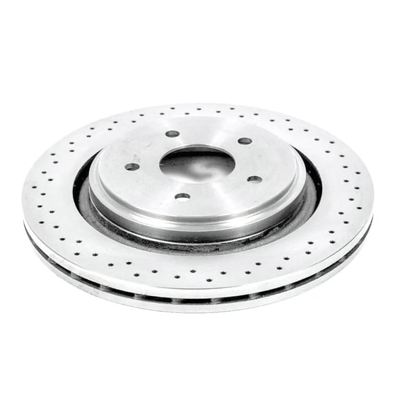 New Vented Brake Disc Compatible With Cadillac Chevrolet Corvette All Submodels XLR V 8 Cyl 4.4L Corvette Base 2005-2013 P15AR82115
