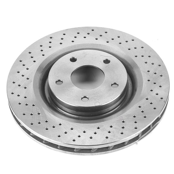 New Vented Brake Disc Compatible With Cadillac Chevrolet Corvette Base XLR V 8 Cyl 4.4L Corvette All Submodels 2005-2013 By P15AR82100