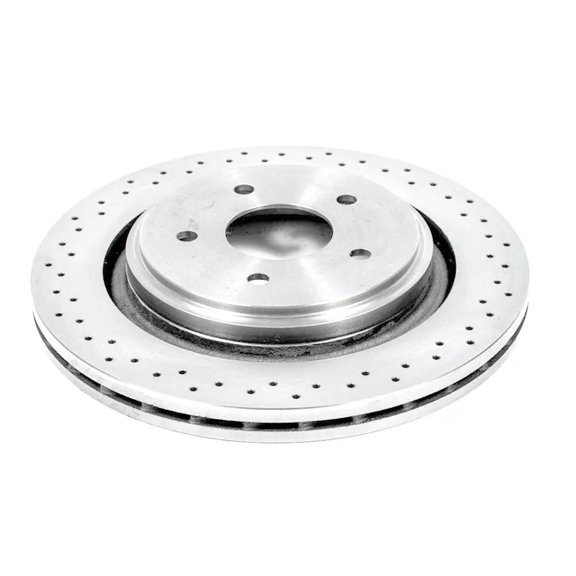 New Vented Brake Disc Compatible With Cadillac Chevrolet XLR V 8 Cyl 4.4L Corvette All Submodels Corvette Base 2005-2013 By P15AR82115