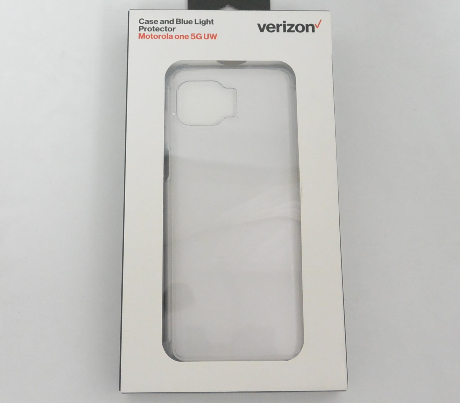 New Verizon Clarity Case & Blue Light Screen Protector for Motorola One ...