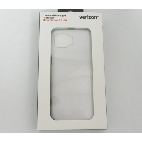 New Verizon Clarity Case & Blue Light Screen Protector for Motorola One 5G UW