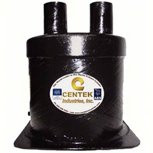 New Vernalift Wet Marine Exhaust Muffler centek 1500008 Ports 2" Height 6-9/64" Base 8-1/2"
