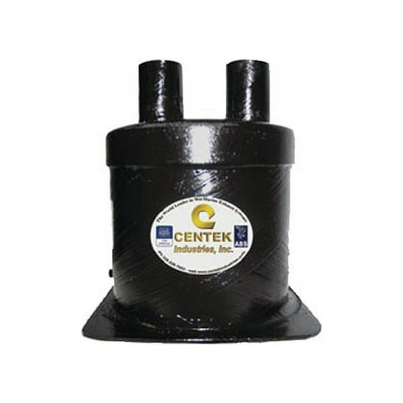 New Vernalift Wet Marine Exhaust Muffler centek 1500010 Ports 2" Height 10-5/32" Base 10-1/2"