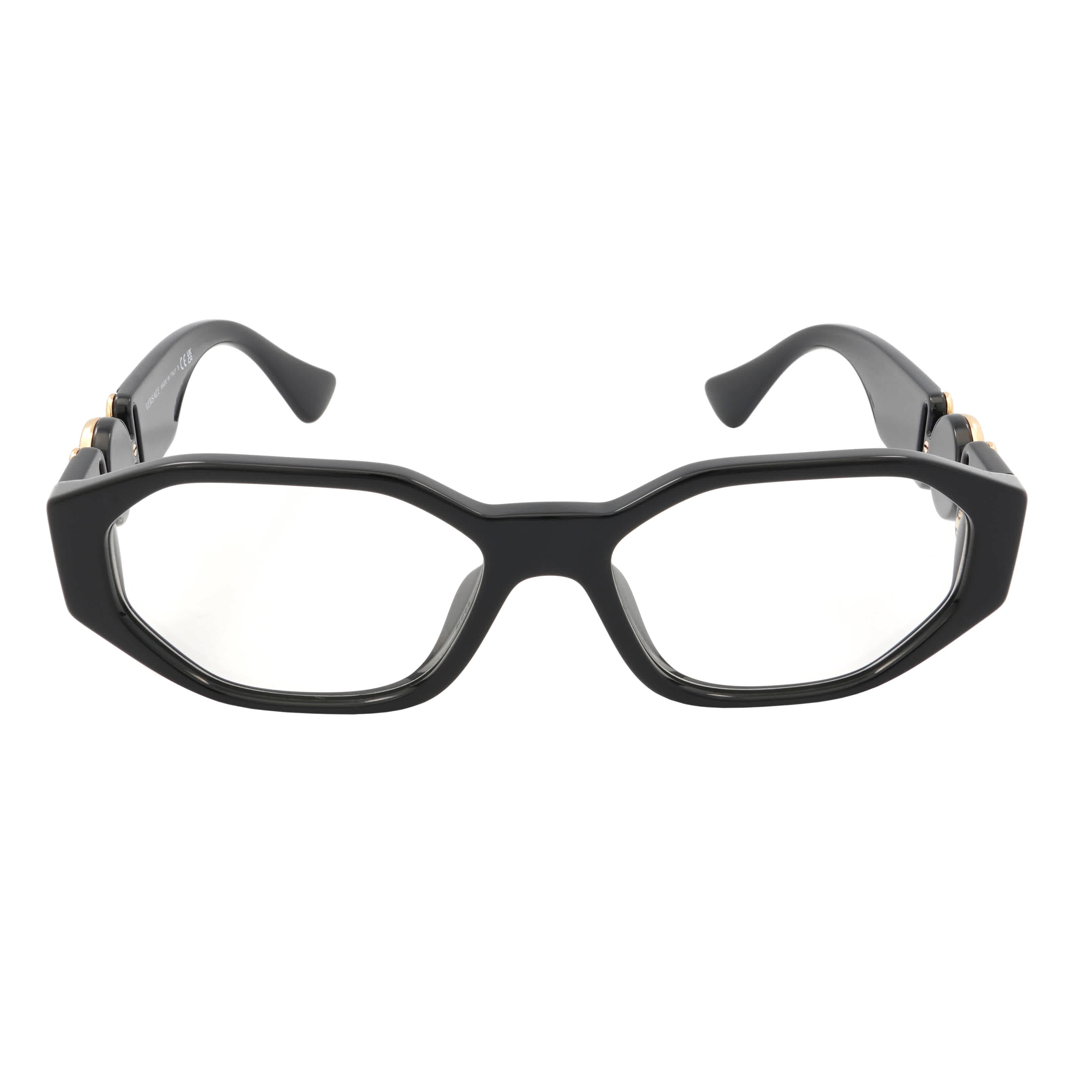 Versace Men's Eyeglasses with Demo Lenses & Irregular